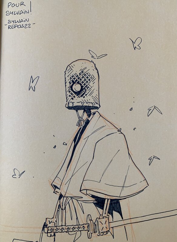 Yojimbot par Sylvain Repos - Dédicace