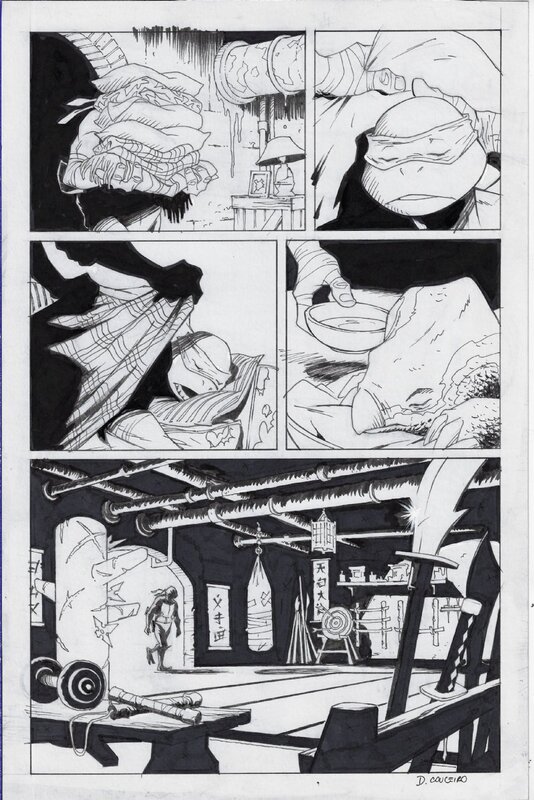 Damian Courceiro, Tortues Ninja Universe #4 - Comic Strip