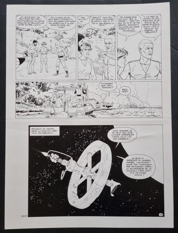 Leo, Bételgeuse (Mondes d'Aldébarran) - l'expédition tome 3 - planche - Comic Strip