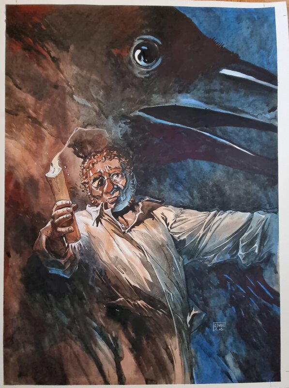 Guillaume Sorel, Algernon Woodcock - L'oeil Fé - couverture de l'intégrale en couleurs - Couverture originale