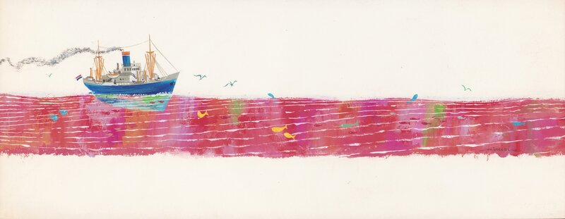 Jan Wesseling | 1961 | Pipo en het Kindereiland - Illustration originale
