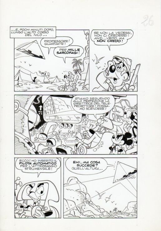 Massimo De Vita, Pier Francesco Prosperi, Topolino e i templi di Babu Simbel - Comic Strip