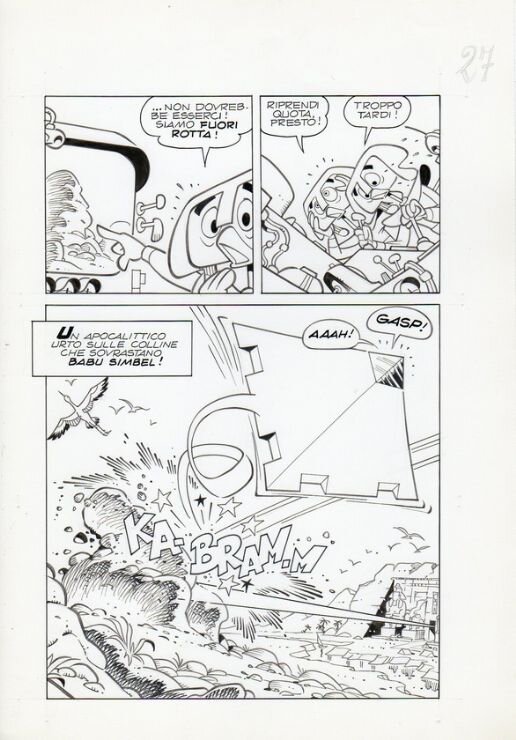 Massimo De Vita, Pier Francesco Prosperi, Topolino e i templi di Babu Simbel - Comic Strip