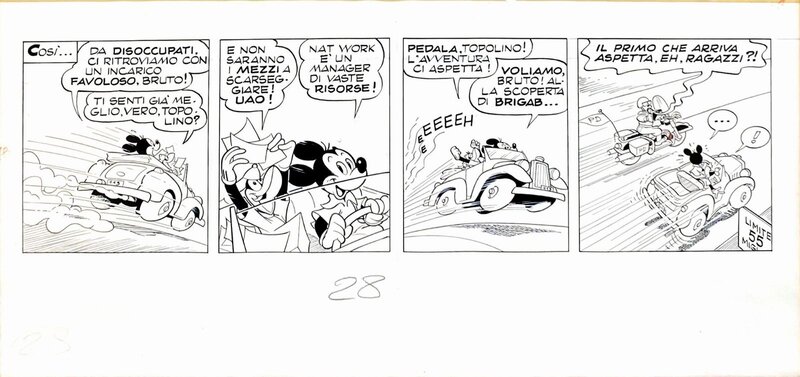 Romano Scarpa, Lucio Michieli, Maurizio Amendola, Topolino e l’enigma di Brigaboom - Comic Strip