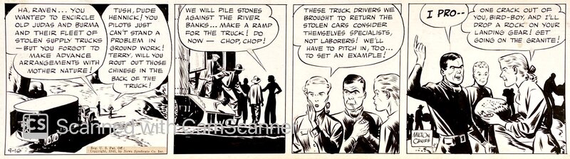 Milton Caniff, Terry et les pirates - 16 Septembre 1941 - Comic Strip