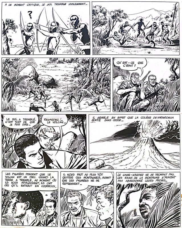Gérald Forton, Bob Morane - La piste de l'ivoire - p44 - Comic Strip