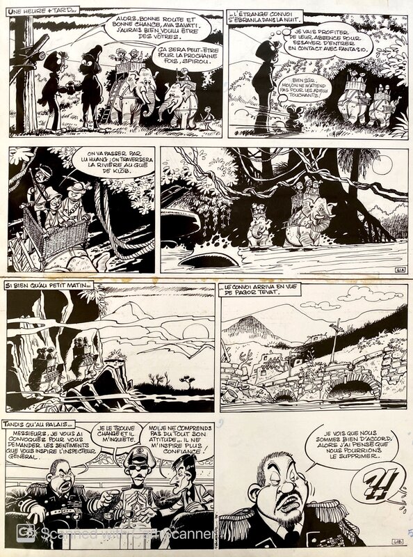 Jean-Claude Fournier, Spirou et Fantasio - Kodo le Tyran - T28 p41 - Planche originale