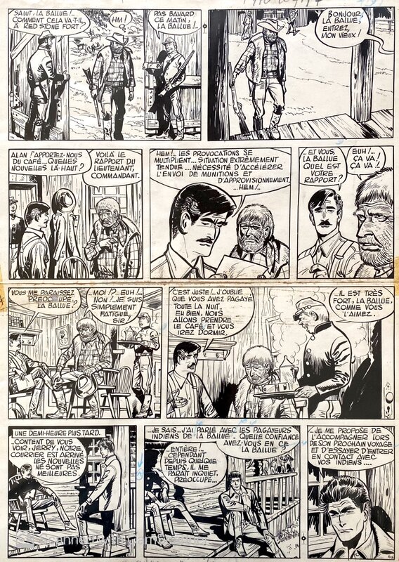 Jijé, Philip, Jerry Spring - Fort Redstone - T9 p6 - Comic Strip
