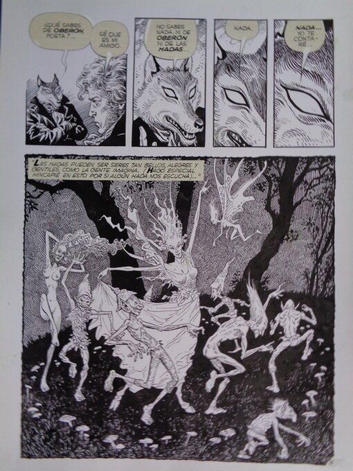 Enrique Alcatena, Eduardo Mazzitelli, Attraverso il labirinto p61 - Planche originale