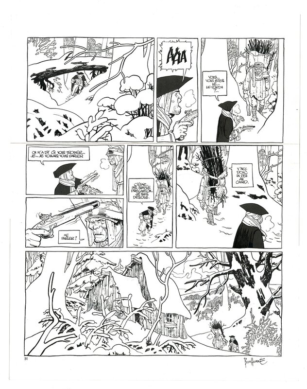 Matthieu Bonhomme, Le MARQUIS D'ANAON - LA VIERGE NOIRE - PLANCHE 31 - Comic Strip