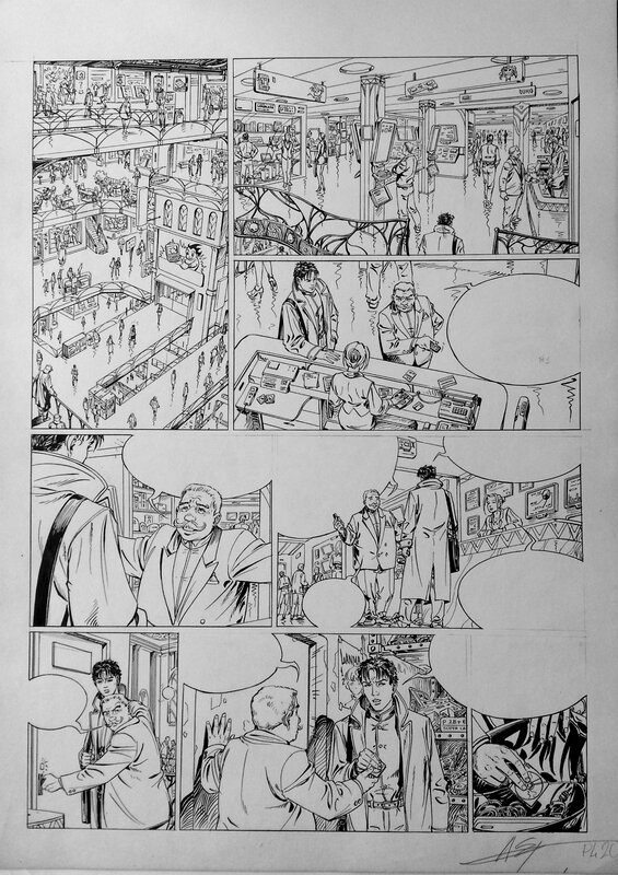 Hacker T1 pg 20 par Alexandre Eremine - Planche originale