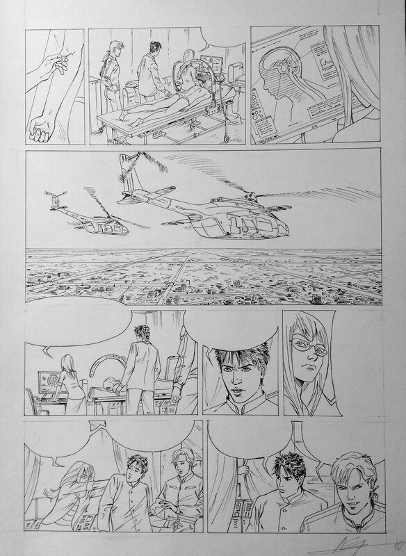 Hacker T2 pg 10 par Alexandre Eremine - Planche originale