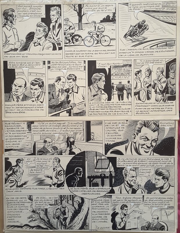 René Pellos, Chouchou, roi de la petite reine - Comic Strip