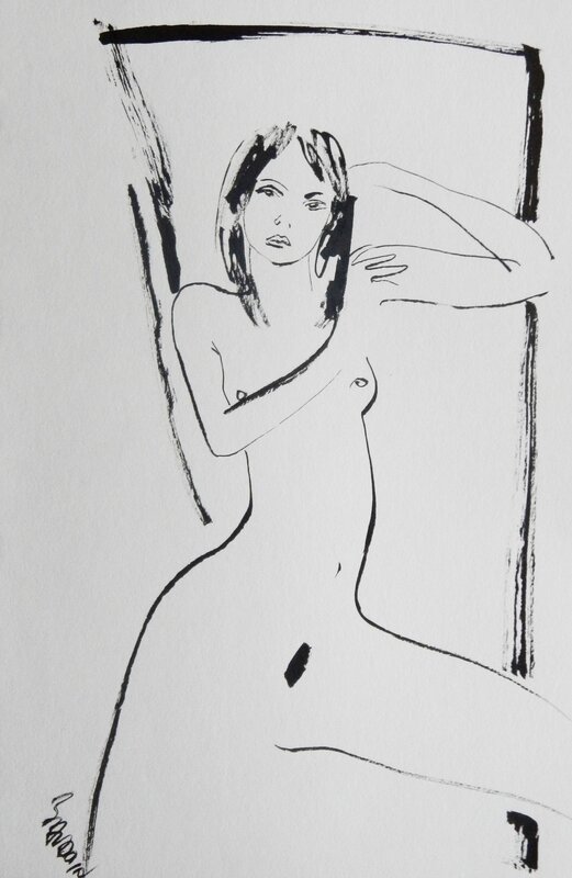 Nu by Edmond Baudoin - Sketch