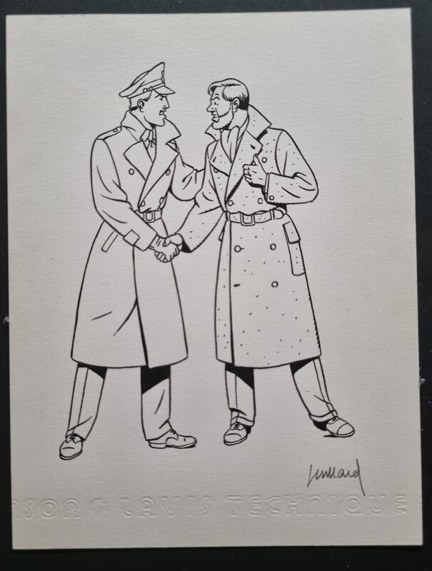 André Juillard, Edgar Pierre Jacobs, Blake et Mortimer - illustration - Original Illustration