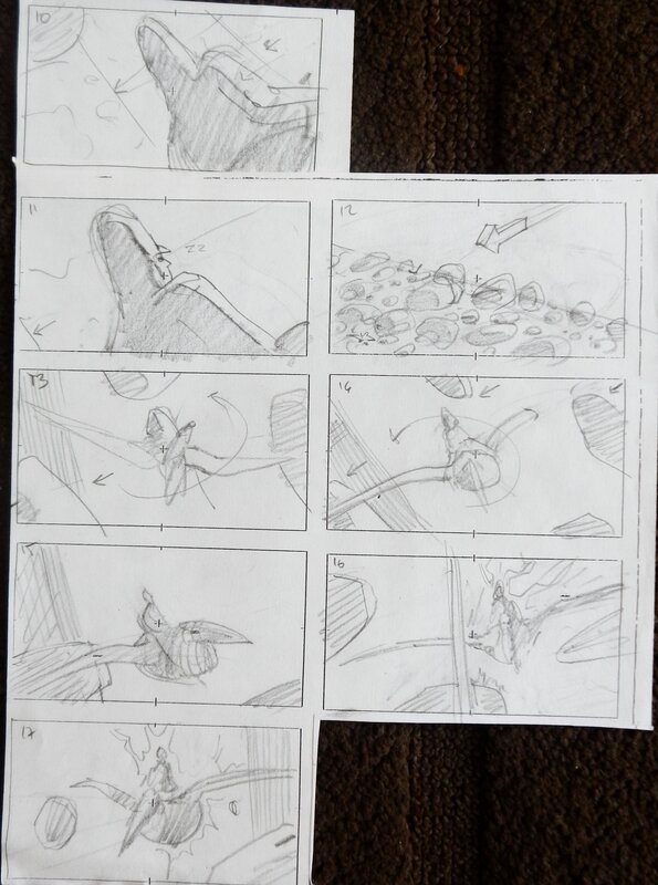 Starwatcher by Moebius - Original art