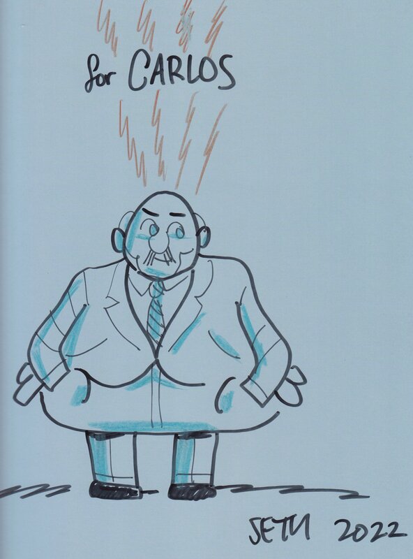 George Sprott par Seth - Dédicace