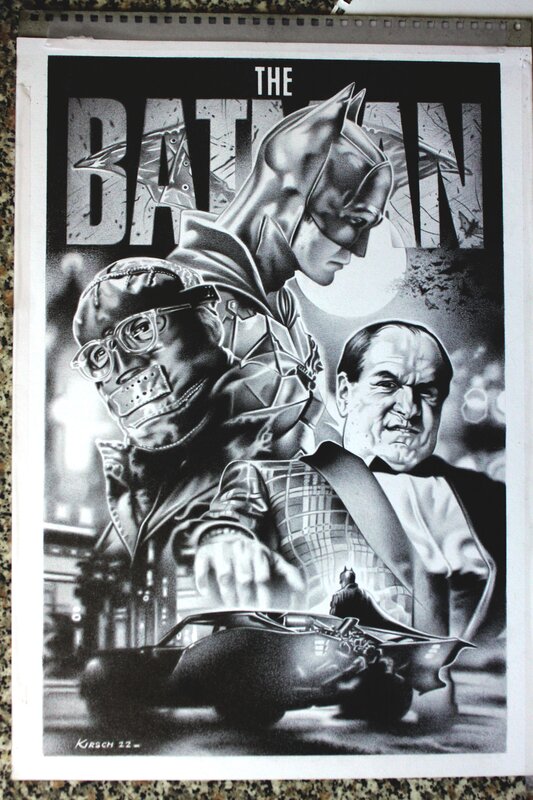 The Batman par Philippe Kirsch - Illustration originale