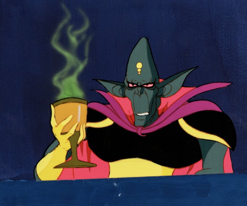 Go Nagai Grendizer / Goldorak / Hydargos Cellulo de Production, Production Background (Toei Animation, 1978) - Original art