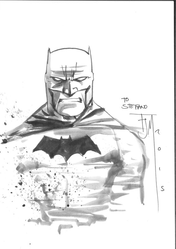 Batman - sketch par Francis Manapul - Dédicace