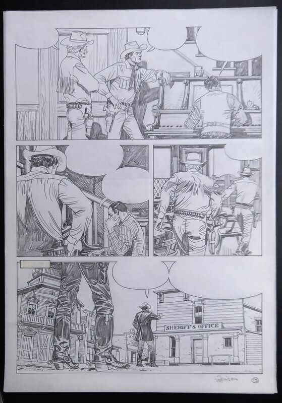 Tex Speciale 4 par Sergio Zaniboni - Planche originale