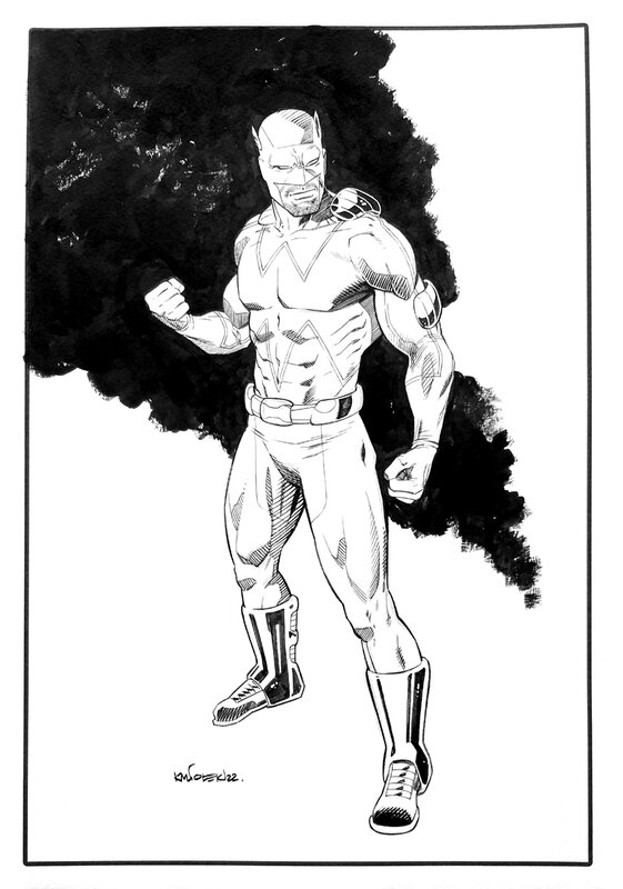 Adam Kmiołek, Aigle blanc / Biały Orzeł - Original Illustration