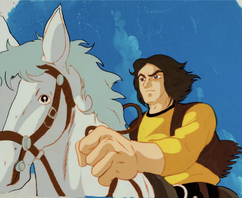 Go Nagai Grendizer / Goldorak / Actarus, le Prince d'Euphor Cellulo de Production, Production Background (Toei Animation, 1978) - Œuvre originale
