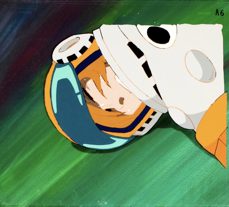 Leiji Matsumoto, Albator, Ramis Cellulo de Production, master background (Toei Animation, 1978) - Œuvre originale