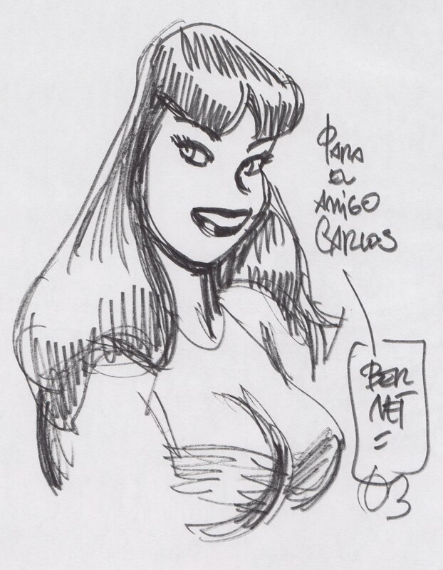 Clara by Jordi Bernet - Sketch