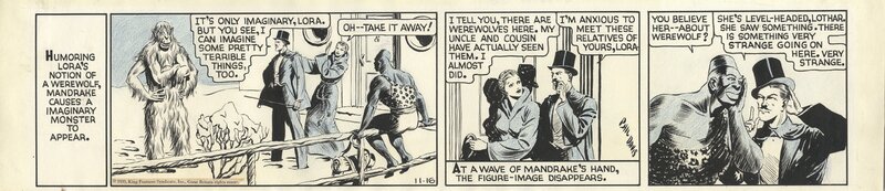 Mandrake 11-16-35 by Phil Davis, Lee Falk - Comic Strip