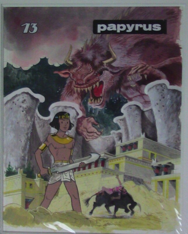 Lucien De Gieter, Papyrus COUVERTURE TOME 13 - Couverture originale