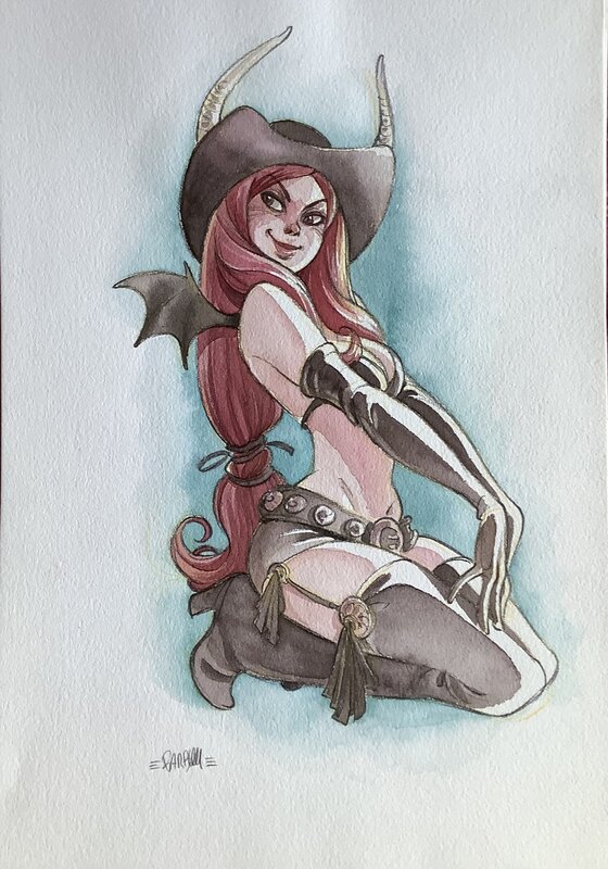 Démone by Alessandro Barbucci - Original Illustration