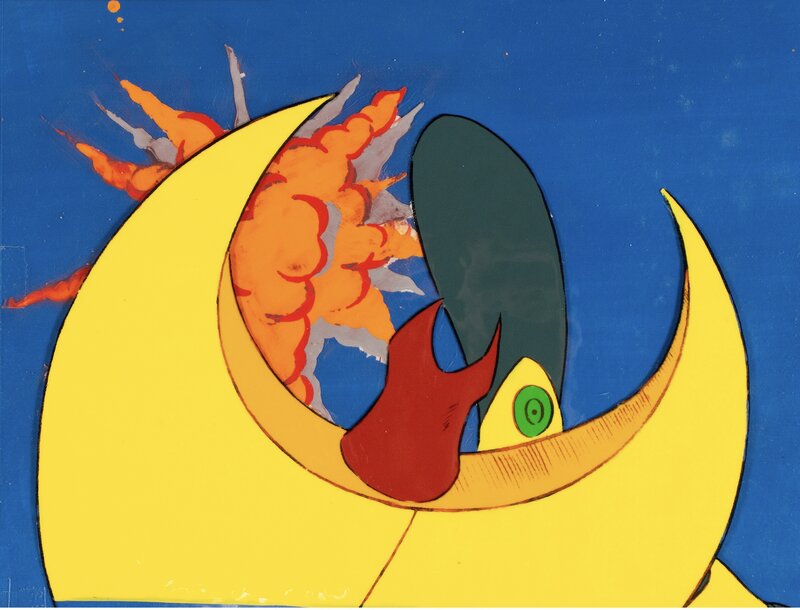 Go Nagai Grendizer / Goldorak / Golgoth Cellulo de Production (Toei Animation, 1978) - Original art