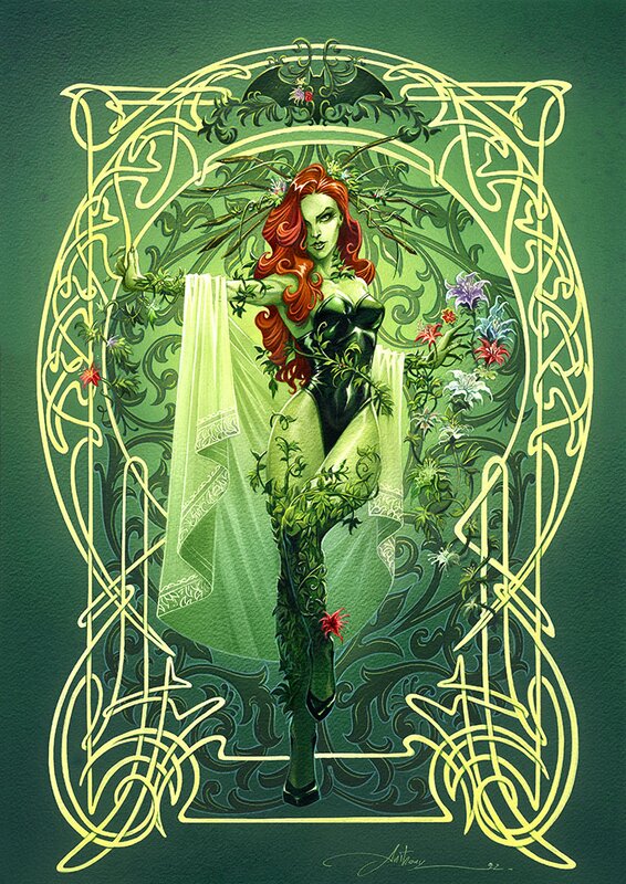 Poison Ivy by Anthony Jean - Original Illustration
