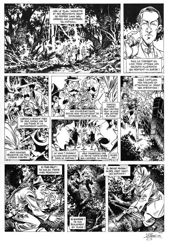 David Etien, Beka, Champignac - Tome 1 - Planche 54 - Planche originale