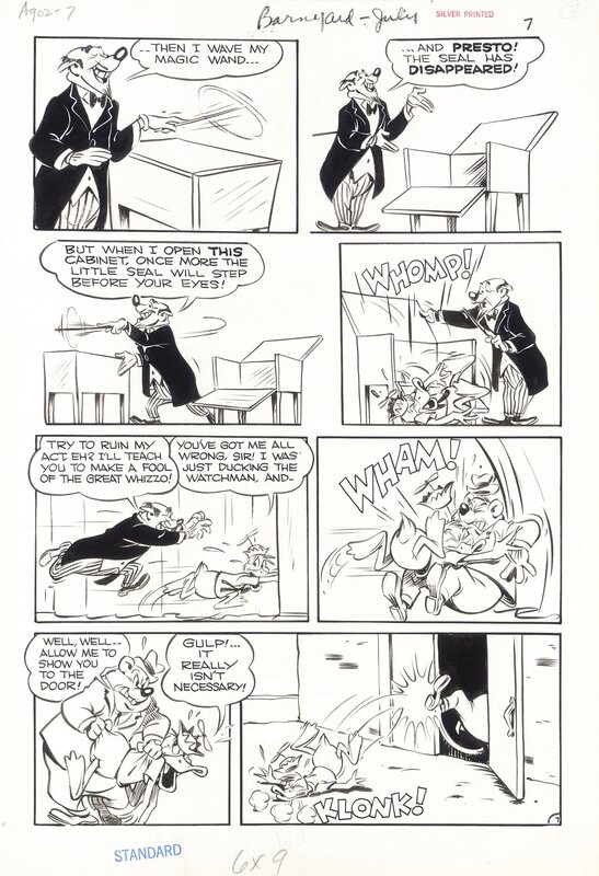 Jack Bradbury, original page - Comic Strip