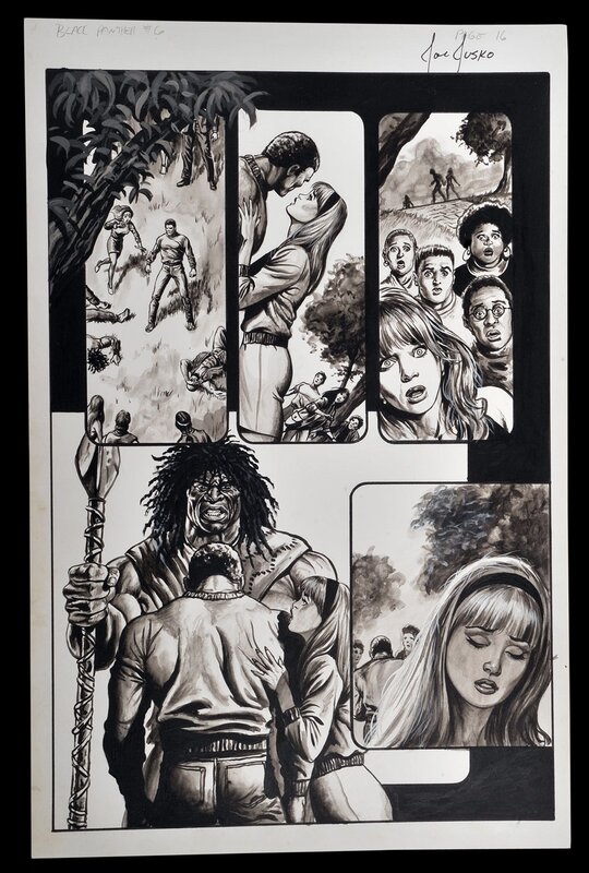 For sale - Joe Jusko, Black Panther #6 Pg.16 - Comic Strip