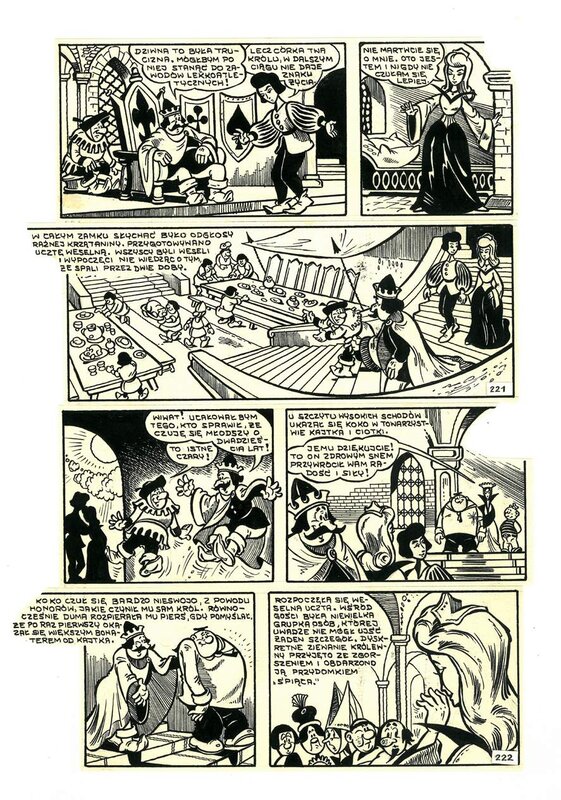 Janusz Christa, Kaytek et Koko au pays des contes de fées, Page 111 - W krainie baśni - Planche originale