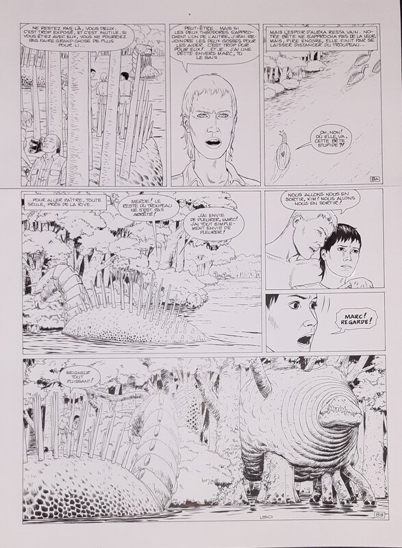 Aldébaran par Leo - Planche originale