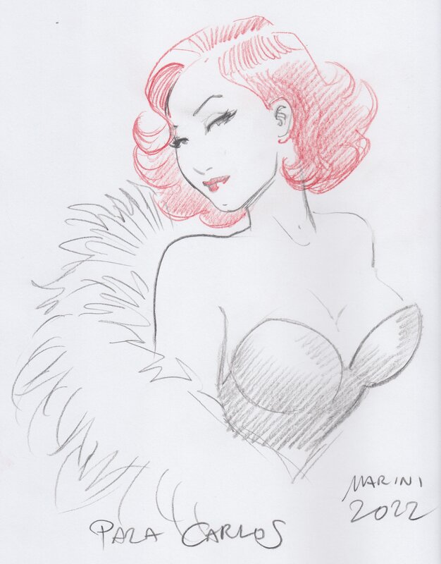 Noir Burlesque by Enrico Marini - Sketch