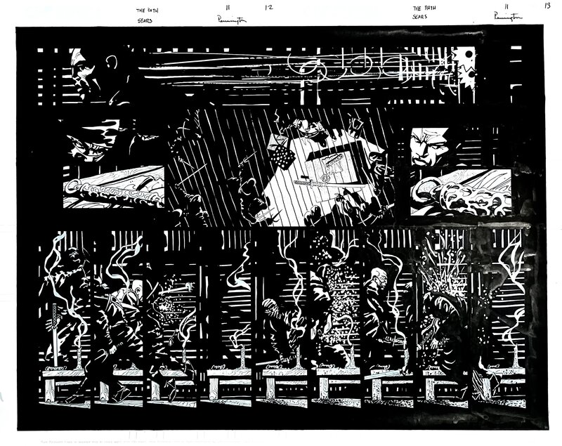 Bart Sears, Mark Pennington, La Voie du Samouraï / The Path #11 pages 11 & 12 - Comic Strip