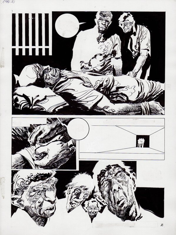 Alberto Breccia, Carlos Trillo, Nadie Agente Nessuno.  La morte del mare .ep13p2 - Planche originale