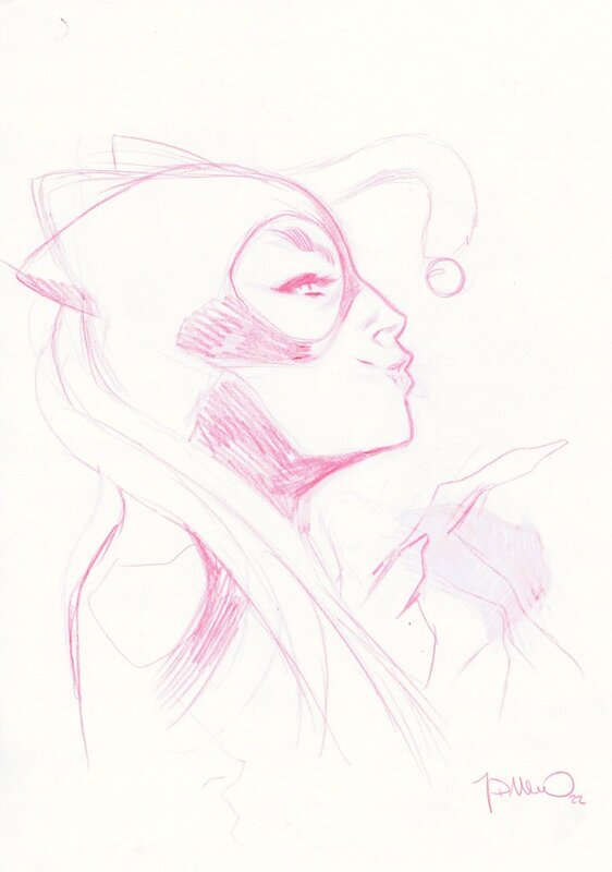 Catwoman par Di Meo - Illustration originale