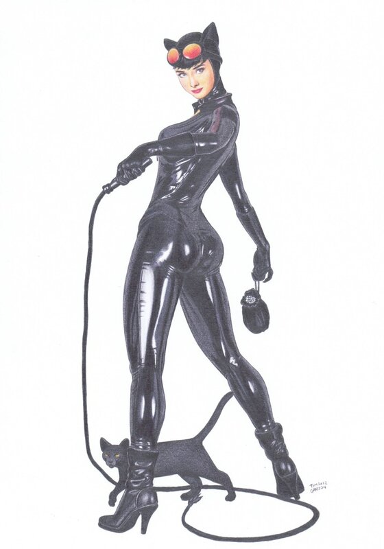 Catwoman par Grayson - Illustration originale