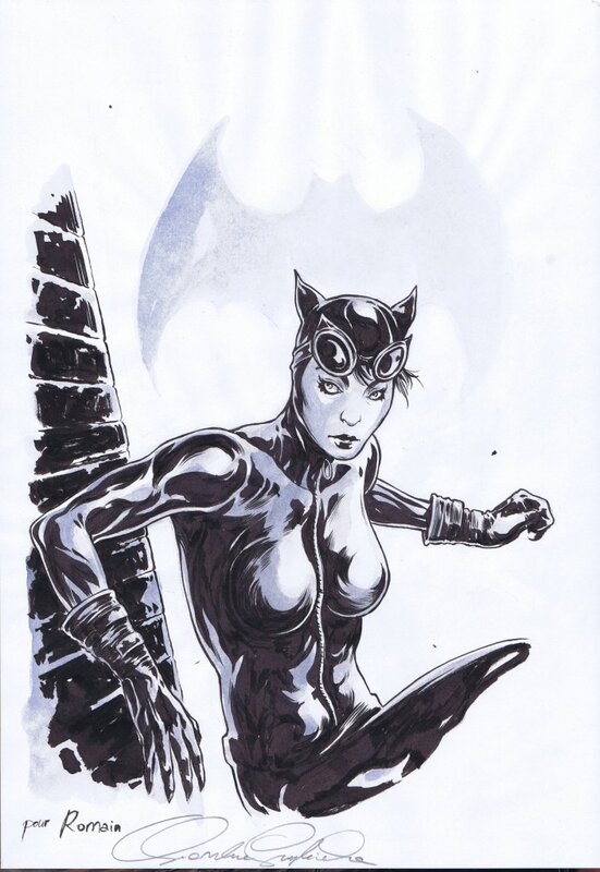 Catwoman par Gugliotta - Dédicace