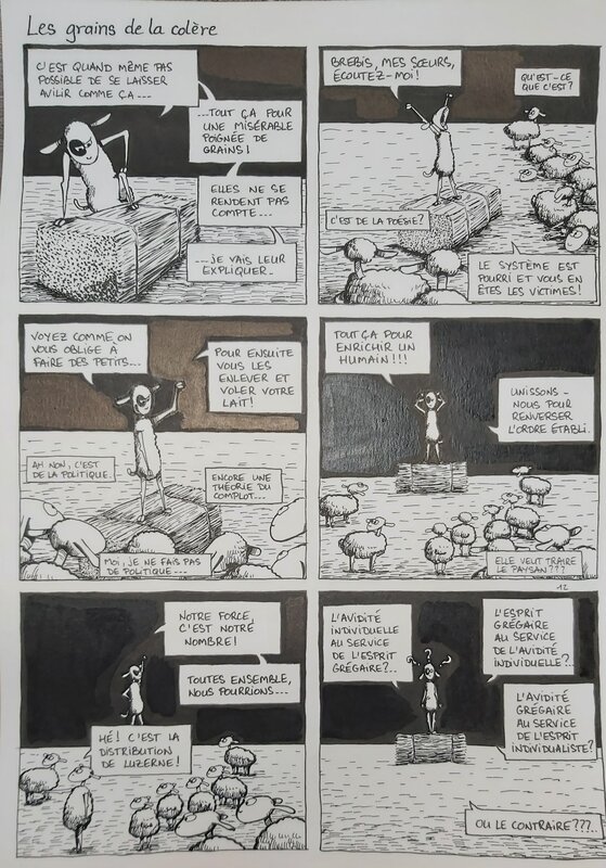 For sale - La brebis galeuse by Muriel Lacan - Comic Strip