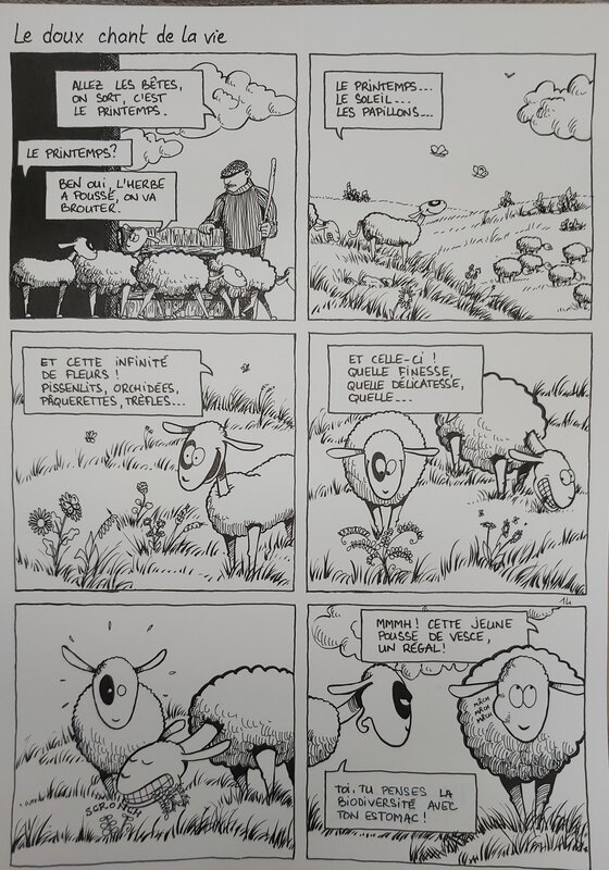For sale - La brebis galeuse by Muriel Lacan - Comic Strip