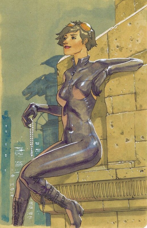 Catwoman par Morey by Tomeu Morey Palou - Original Illustration