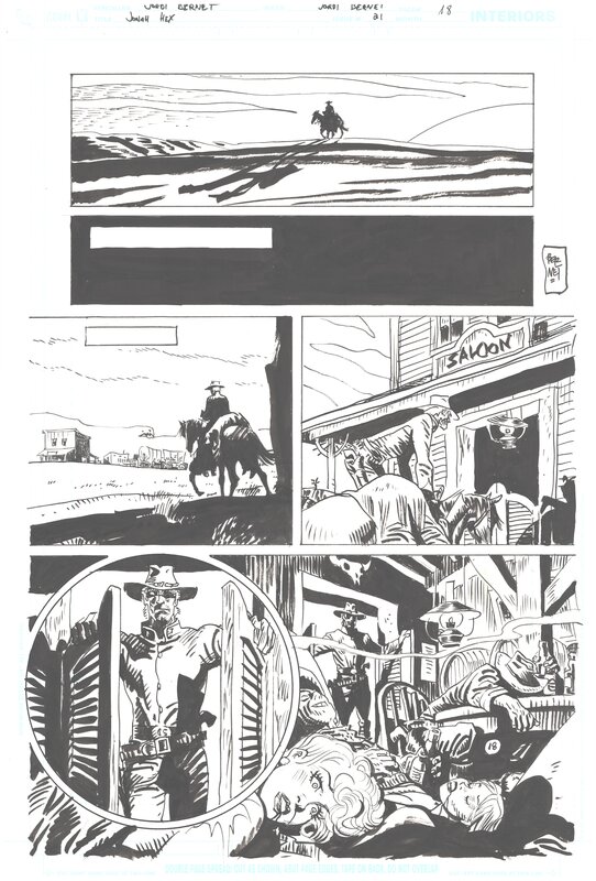 Jordi Bernet, Jonah Hex    page 18 - Comic Strip