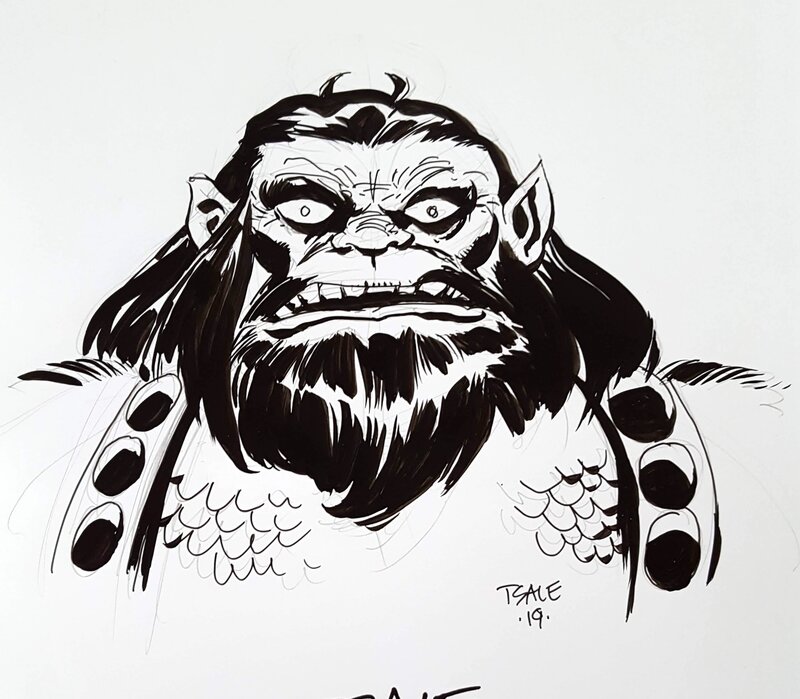 Ulik The Troll by Tim Sale - Sketch